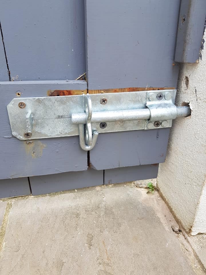 rear garden lock