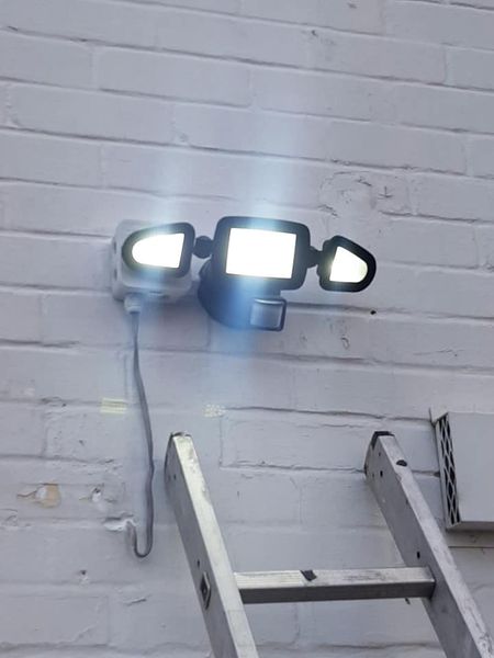 Security Light Fitting by ASL Locksmiths ASL Locksmiths