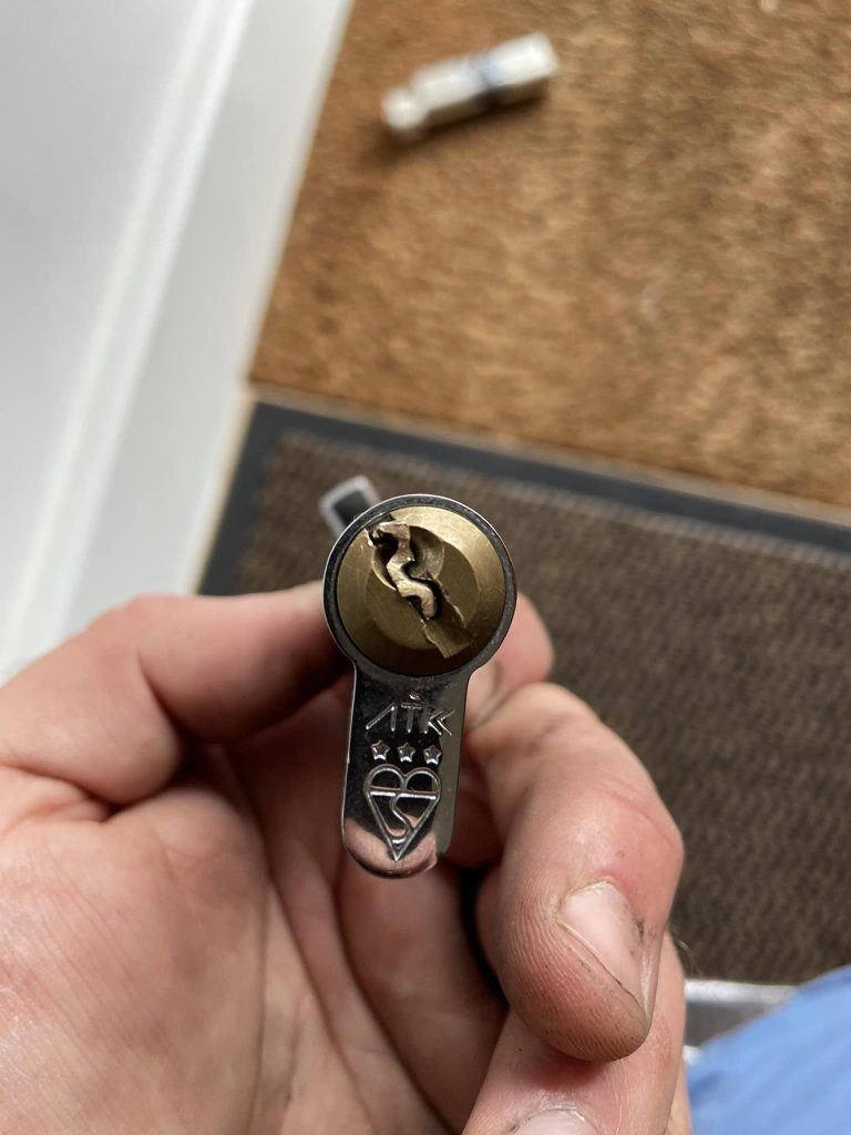 Damaged Barrel Lock 