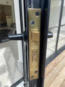 antique brass lock