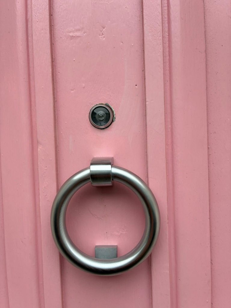 Door knocker installation by ASL Locksmiths